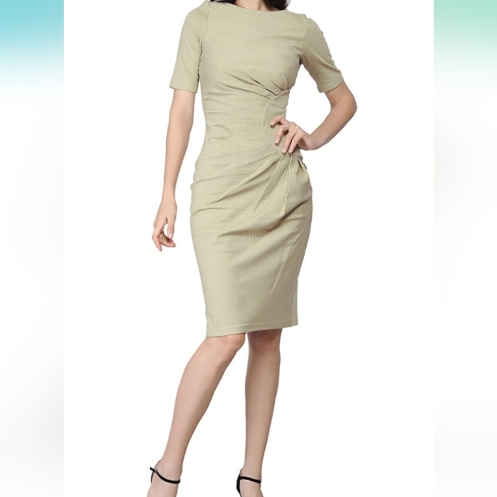 Midi Retro Sheath Dress